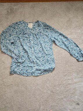 Anthropologie Long Sleeve Shirt Size 12
